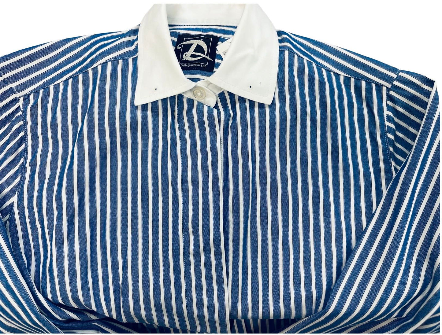 Shirt DeRegnaucourt Blue with White Stripe