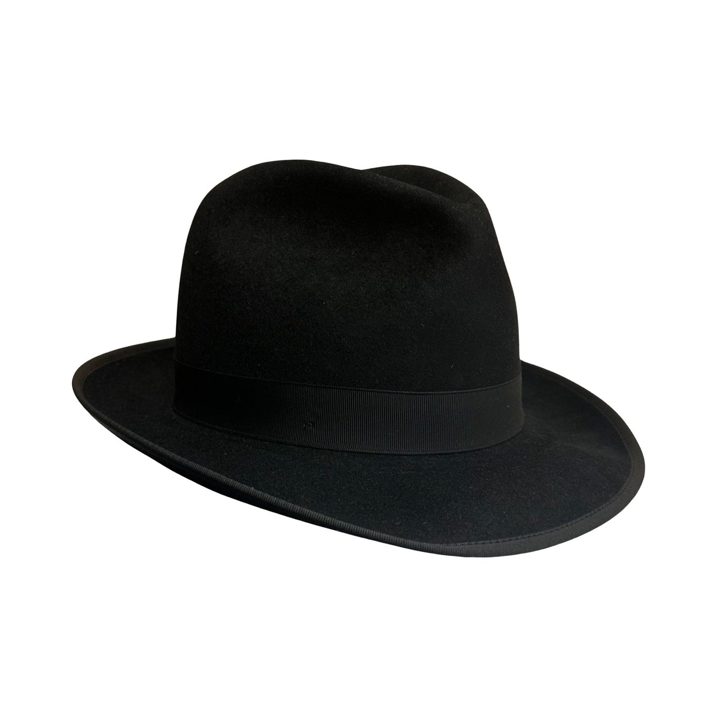 BRAND NEW! Becker Brothers Black Snap Brim size 6 3/4