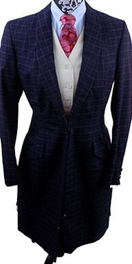 Day Coat Country Side Navy Plaid