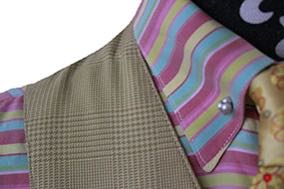 Vest Carl Meyers Gold Houndstooth