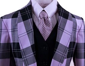 Day Coat Becker Brothers Pink/Black Plaid