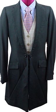 Boy's Suit Carl Meyers Hunter Green Pindot