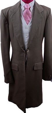 Day Suit Carl Meyers Taupe Shadow Stripe