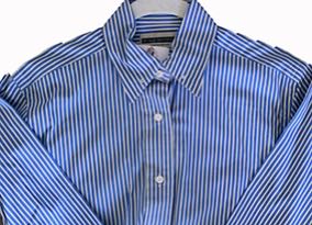 Shirt Becker Brothers Blue and Yellow Stripe