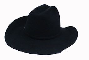 Western Hat Rodeo King Black 7 /8
