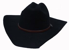 Justin Black Western Hat 6 7/8