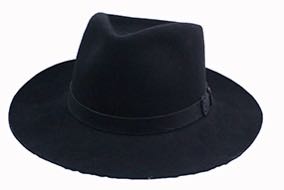 Bailey Western Hat Black sz 7 1/4