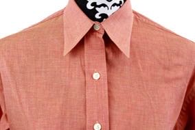 Shirt Cardeens Orange Nailhead Pattern