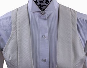 Formal Vest and Shirt Carl Meyers Ivory Shadow Box