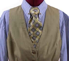 Vest Becker Brothers Gold Herringbone