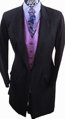 Day Suit Frierson Brown Pinstripe