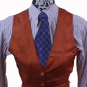 Vest Frierson Orange Box Sheen